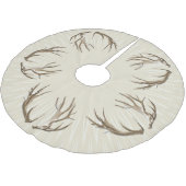 Rustige Thuis Deer Antlers kerstboomrok Kerstboom Rok (Gekanteld)