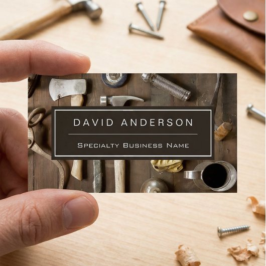  Rustige Tools Carpenter Handyman Woodworkarbeider Magnetisch Visitekaartje