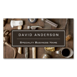  Rustige Tools Carpenter Handyman Woodworkarbeider Magnetisch Visitekaartje