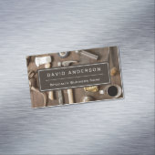 Rustige Tools Carpenter Handyman Woodworkarbeider Magnetisch Visitekaartje (Voorbeeld)