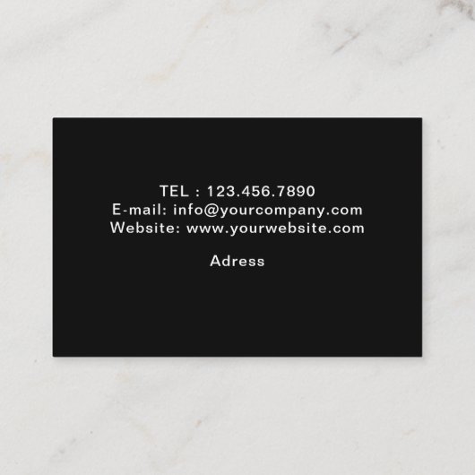 Rustige Tools Carpenter Handyman Woodworkarbeider Visitekaartje (Achterkant)