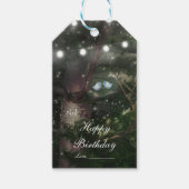 Rustige Tortelduifjes - Landenbruiloft Cadeaulabel (Voorkant)