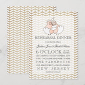 Rustige  Tortelduifjes repetitie Kaart (Voorkant / Achterkant)