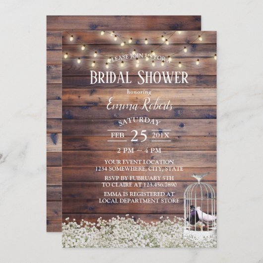 Rustige Tortelduifjes Vrijgezellenfeest Koord Ligh Kaart (Voorkant / Achterkant)