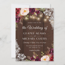 rustige touwlichten trouwuitnodiging