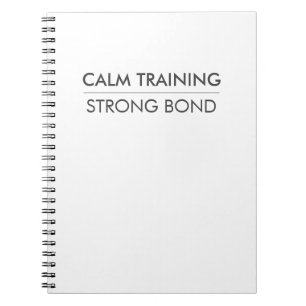 RUSTIGE TRAINING STERKE BAND – Minimaal honden tra Notitieboek
