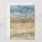 Rustige tropische kever met ridderriem kaart (Achterkant)