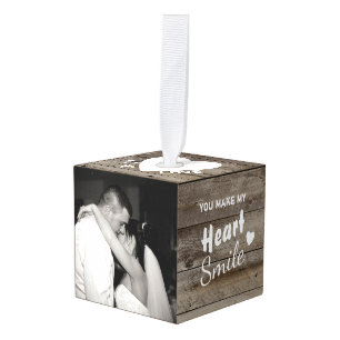 Rustige trouwcadeau met foto decoratie