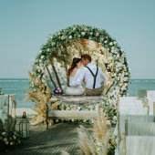 Rustige Trouwdag Bewaar de datum natuurgetrouw hou Kaart