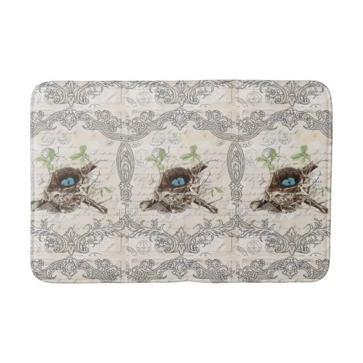 rustige tsjechië : botanisch vogelnest badmat (Voorkant)