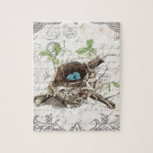 rustige tsjechië : botanisch vogelnest legpuzzel (Verticaal)