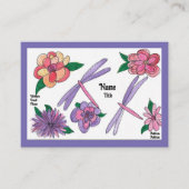 Rustige tuin Visitekaartjes (Voorkant)