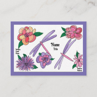 Rustige tuin Visitekaartjes