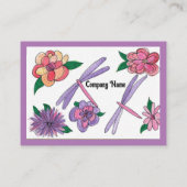 Rustige tuin Visitekaartjes (Achterkant)