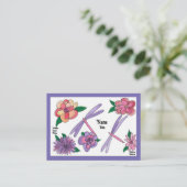 Rustige tuin Visitekaartjes (Staand voorkant)