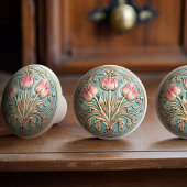 Rustige Tulp Trio Keramische Knop Trekker