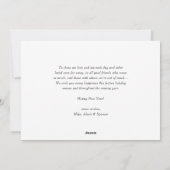 Rustige Typografie Chalkboard Happy Nieuwjaarsfoto Feestdagenkaart (Achterkant)