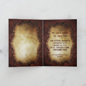 rustige  typografie western land bruiloft (Binnen)