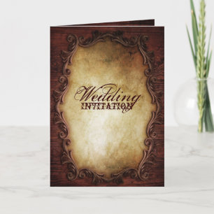 rustige  typografie western land bruiloft