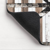 Rustige, uit meerdere houten witten en bruine sche muismat (Hoek)