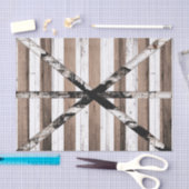 Rustige, uit meerdere houten witten en bruine sche tissuepapier (Craft)