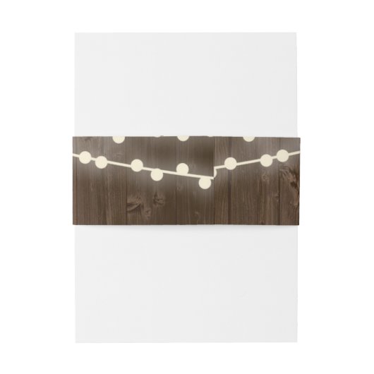 Rustige uitnodiging Belly Band Uitnodigingen Wikkel (Achterkant Voorbeeld)