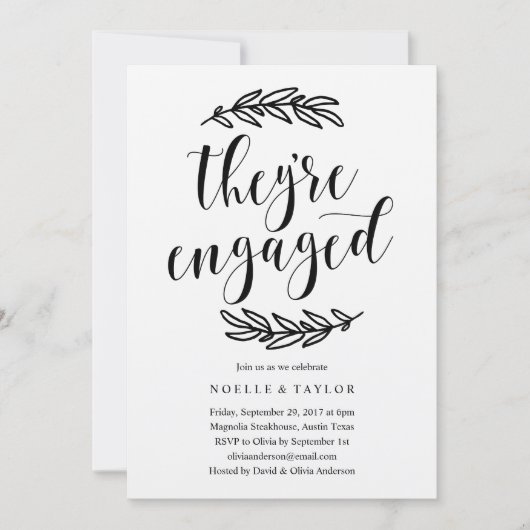 Rustige uitnodiging van de Inspanningspartij (Voorkant)