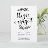 Rustige uitnodiging van de Inspanningspartij (Staand voorkant)