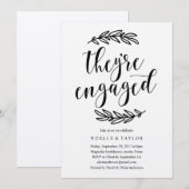 Rustige uitnodiging van de Inspanningspartij (Voorkant / Achterkant)