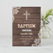 Rustige uitnodiging voor baptisme (Staand voorkant)