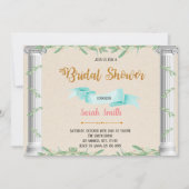 Rustige uitnodiging voor een groene themagepartij (Voorkant)