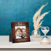 Rustige Vaderdag beste-DAD ooit aangepaste foto's Fotoplaat (Insitu)