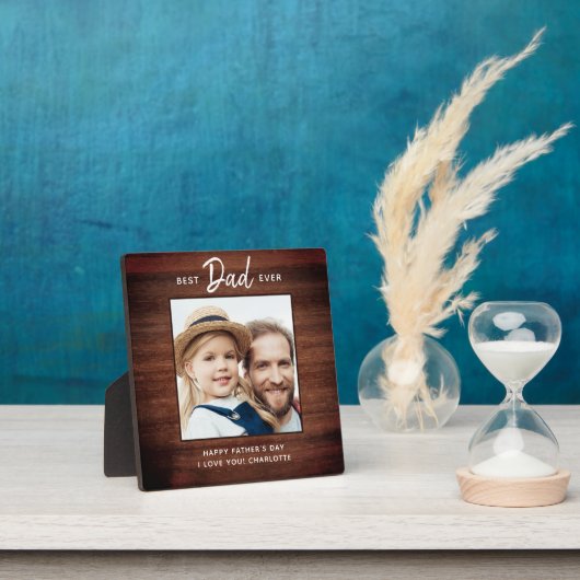 Rustige Vaderdag beste-DAD ooit aangepaste foto's Fotoplaat (Insitu)
