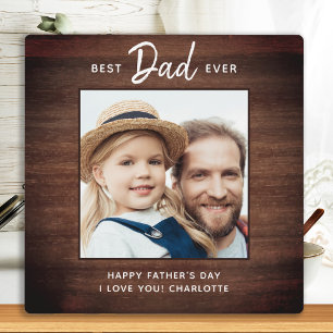 Rustige Vaderdag beste-DAD ooit aangepaste foto's Fotoplaat