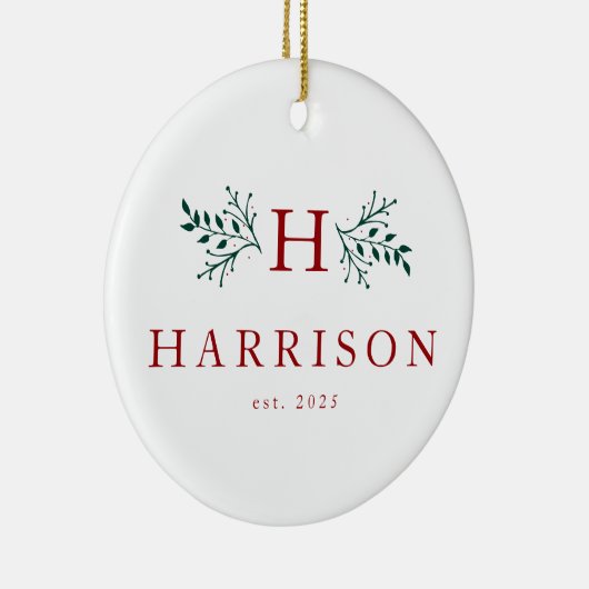 Rustige vakantiemonogram ornament foto's (Rechts)