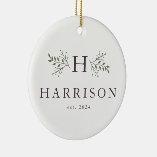 Rustige vakantiemonogram ornament foto's (Rechts)