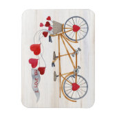 Rustige Valentijn fiets gebouwd voor twee Magneet (Verticaal)