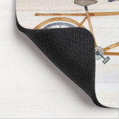 Rustige Valentijn fiets gebouwd voor twee Muismat (Hoek)