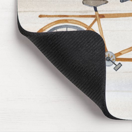 Rustige Valentijn fiets gebouwd voor twee Muismat (Hoek)