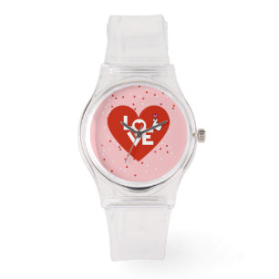 Rustige Valentijnsdag Love Classic Women Watch Horloge