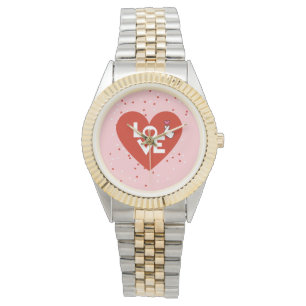 Rustige Valentijnsdag Love Classic Women Watch Horloge