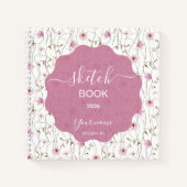 Rustige veldbloemen notitieboek (Voorkant)