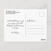 Rustige venster Oranje Herfst Pompoenen Thanksgivi Briefkaart (Achterkant)