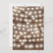 Rustige verjaardagsuitnodiging kaart (Achterkant)