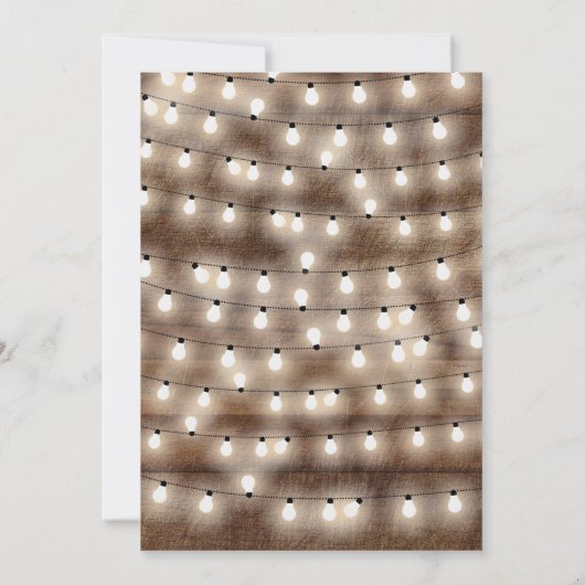 Rustige verjaardagsuitnodiging kaart (Achterkant)