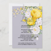 Rustige verlichting Gele Floral Enclosure cards Kaart (Voorkant)