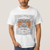 Rustige verpleegster t-shirt (Voorkant)