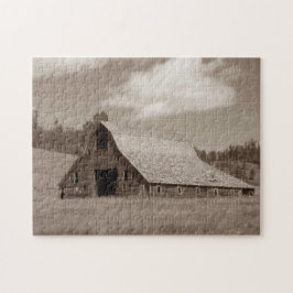 Rustige, verwekte Barn Puzzle met cadeaudoos Legpuzzel