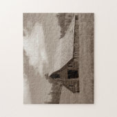 Rustige, verwekte Barn Puzzle met cadeaudoos Legpuzzel (Verticaal)