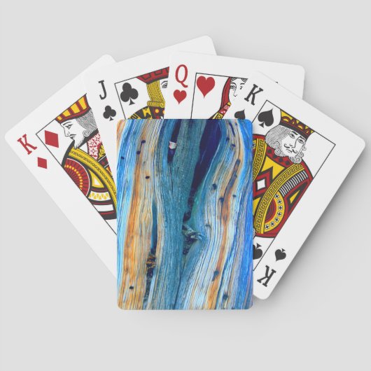 rustige verwekte jeneverenplank pokerkaarten (Achterkant)